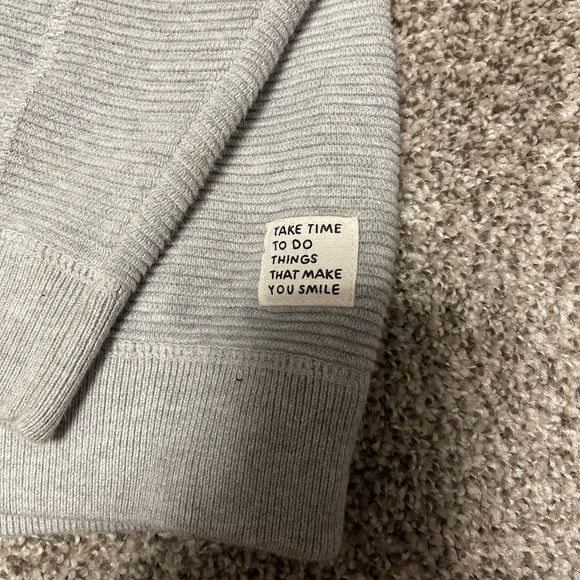 Zara kids gray sweater. Size 13-14 - Picture 2 of 3